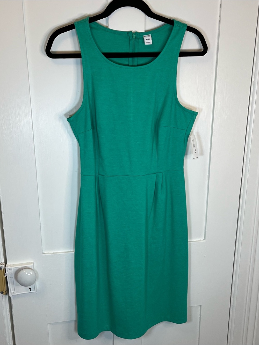 Old Navy Emerald Green Sleeveless Midi Sheath Dress